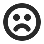 Frowning Face SVG Icon